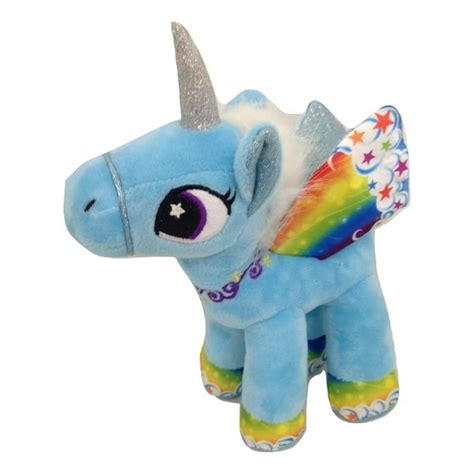 blue unicorn plush toy